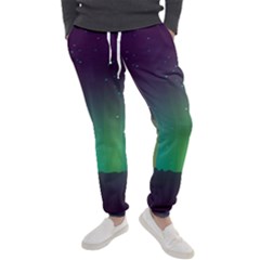 Background Colors Abstract Green Men s Jogger Sweatpants