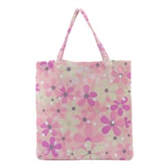 Background Floral Non Seamless Grocery Tote Bag by Pakrebo