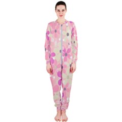 Background Floral Non Seamless Onepiece Jumpsuit (ladies)  by Pakrebo