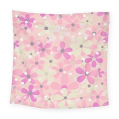 Background Floral Non Seamless Square Tapestry (large) by Pakrebo