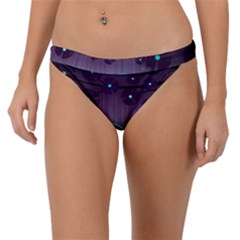 Scenery Sea Full Moon Stylized Band Bikini Bottom by Pakrebo