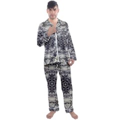 Abstract Background Texture Design Men s Satin Pajamas Long Pants Set