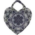 Abstract Background Texture Design Giant Heart Shaped Tote View2