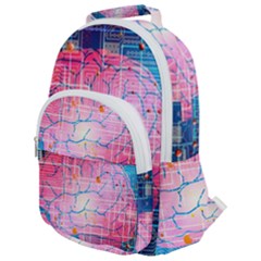 Evolution Artificial Intelligence Rounded Multi Pocket Backpack