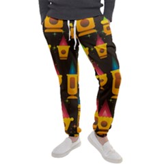 Pattern Non Seamless Objects Pots Men s Jogger Sweatpants