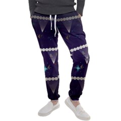 Background Buntings Stylized Men s Jogger Sweatpants