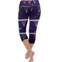 Background Buntings Stylized Capri Yoga Leggings View4