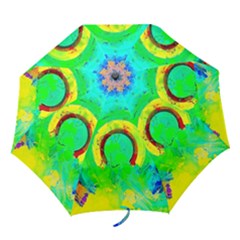 Abstract Color Design Background Folding Umbrellas by Pakrebo