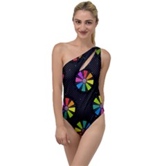 Background Non Seamless Pattern To One Side Swimsuit by Pakrebo