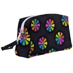 Background Non Seamless Pattern Wristlet Pouch Bag (large)