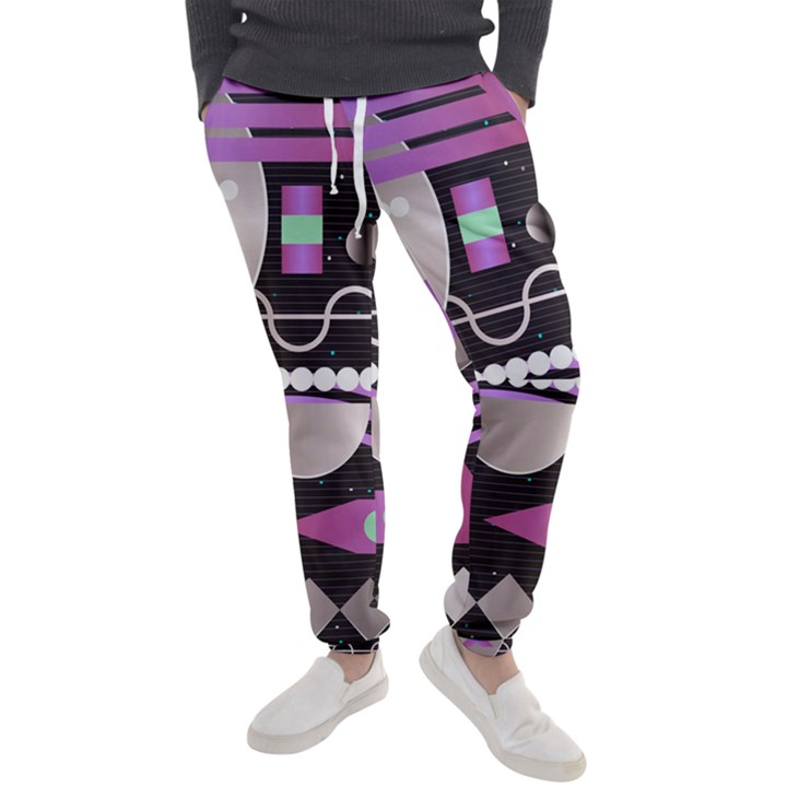 Background Abstract Geometric Men s Jogger Sweatpants