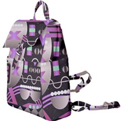 Background Abstract Geometric Buckle Everyday Backpack by Pakrebo