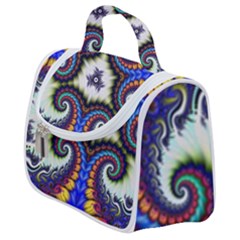 Abstract Texture Fractal Figure Satchel Handbag