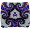 Abstract Texture Fractal Figure Back Support Cushion View1