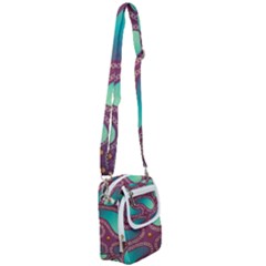 Background Pattern Non Seamless Shoulder Strap Belt Bag