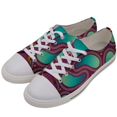 Background Pattern Non Seamless Women s Low Top Canvas Sneakers by Pakrebo