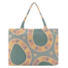 Background Pattern Non Seamless Zipper Medium Tote Bag by Pakrebo