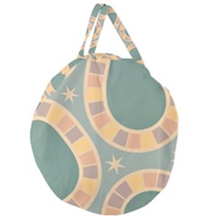 Background Pattern Non Seamless Giant Round Zipper Tote by Pakrebo