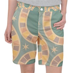 Background Pattern Non Seamless Pocket Shorts by Pakrebo