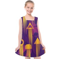 Background Pattern Non Seamless Kids  Cross Back Dress by Pakrebo