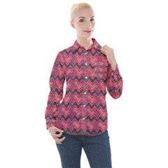 A Little Bit Strange Women s Long Sleeve Pocket Shirt