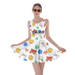 Crabs Pattern Skater Dress