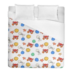 Crabs Pattern Duvet Cover (full/ Double Size)