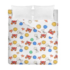 Crabs Pattern Duvet Cover Double Side (full/ Double Size)