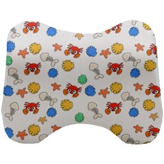 Crabs Pattern Head Support Cushion