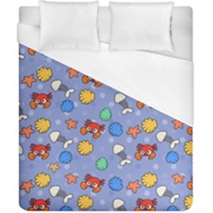 Crabs Pattern Duvet Cover (california King Size)