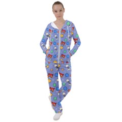 Crabs Pattern Women s Tracksuit by Valentinaart