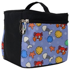 Crabs Pattern Make Up Travel Bag (big)