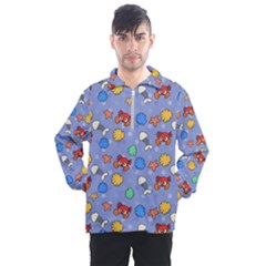 Crabs Pattern Men s Half Zip Pullover