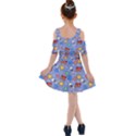 Crabs Pattern Kids  Shoulder Cutout Chiffon Dress View2