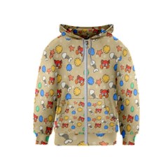 Crabs Pattern Kids  Zipper Hoodie