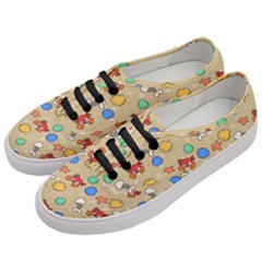 Crabs Pattern Women s Classic Low Top Sneakers by Valentinaart