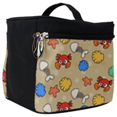 Crabs Pattern Make Up Travel Bag (big)