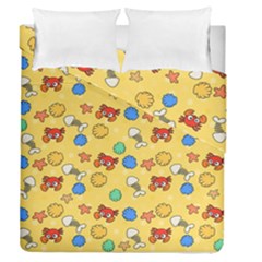 Crabs Pattern Duvet Cover Double Side (queen Size)