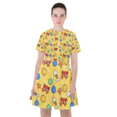 Crabs Pattern Sailor Dress