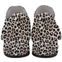 3d Leopard Print Black Brown  Women Slip On Heel Loafers View4