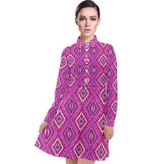 Nr 5 Long Sleeve Chiffon Shirt Dress