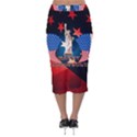 Happy 4th Of July Velvet Midi Pencil Skirt View2