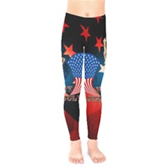 Happy 4th Of July Kids  Legging by FantasyWorld7