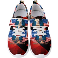 Happy 4th Of July Men s Velcro Strap Shoes by FantasyWorld7