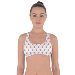 Gold Star Got No Strings Sports Bra by WensdaiAmbrose