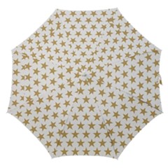 Gold Star Straight Umbrellas by WensdaiAmbrose