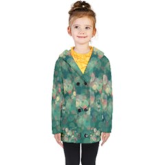 That Gratitude - Pattern Kids  Double Breasted Button Coat by WensdaiAmbrose