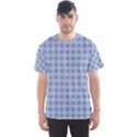 Argyle Light Blue Pattern Men s Sports Mesh Tee View1