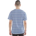 Argyle Light Blue Pattern Men s Sports Mesh Tee View2