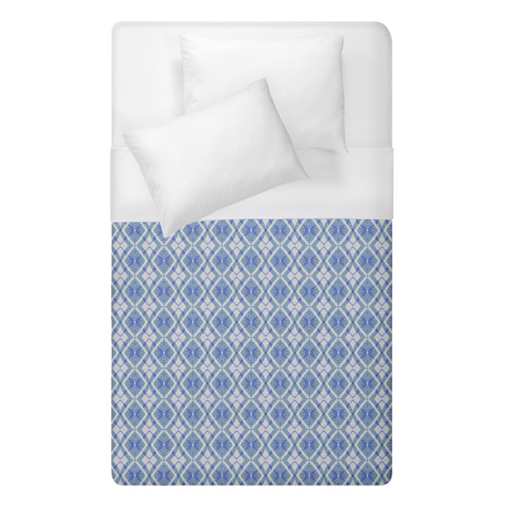 Argyle Light Blue Pattern Duvet Cover (Single Size)